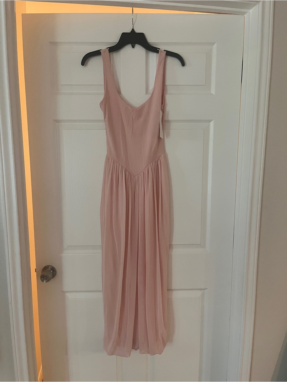 Zara Dusty Pink Sleeveless Maxi Dress